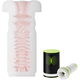 Електричний масажер для чоловіків з 10 режимами, телескопічна функція та 10 вібрацій, масажер для статевих органів, сексуальна іграшка для чоловіків (42° нагрів)