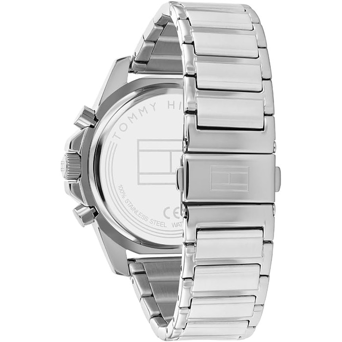 Чоловічий кварцовий годинник Tommy Hilfiger Multi Zifferblatt чорного кольору