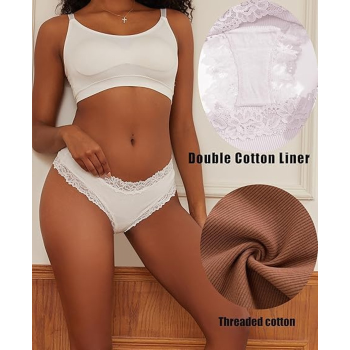 6 пар бавовняних трусиків для жінок, бразильський тип, мереживо, секси, хіпстер, труси, панчіхи, S-X