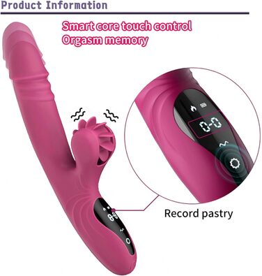 Вібратор для жінок Rabbit з 9 функціями та підігрівом (зелений)