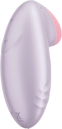 Satisfyer Tropical Tip Connect: Вібратор кліторальний Bluetooth, водонепроникний (IPX7), ергономічний, силіконовий, фіолетовий