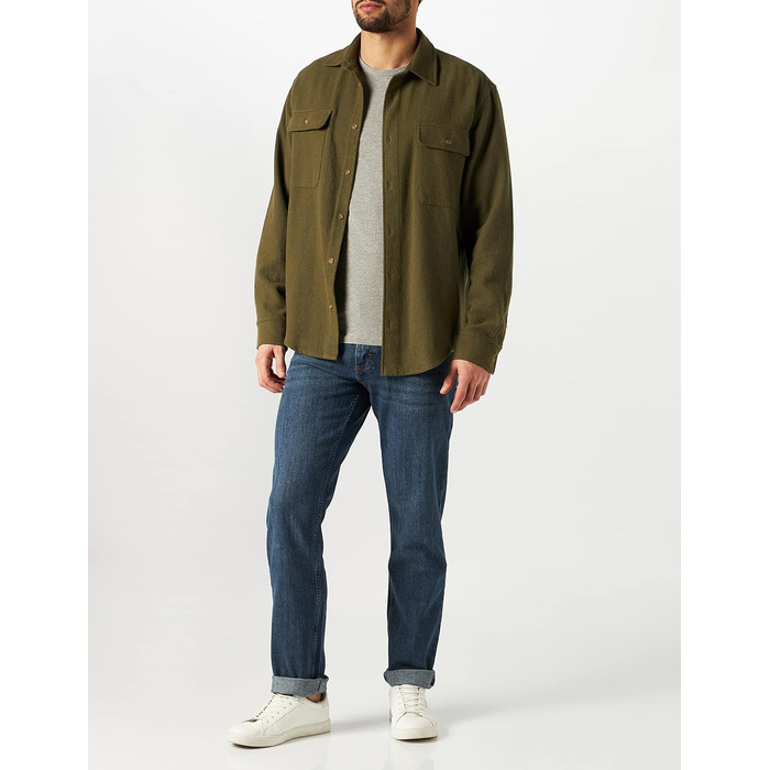 Чоловічі джинси Wrangler Straight Regular Fit середньої посадки, темно-сині (Blau Schwarz), розмір 34W/32L