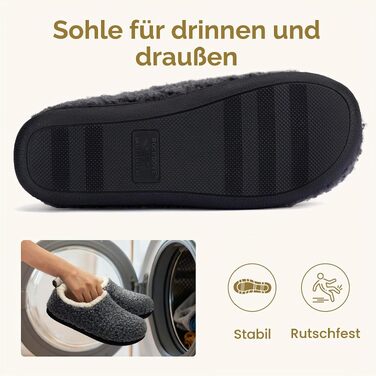 Жіночі домашні капці RockDove Nomad з ефектом пам'яті (Memory Foam), розмір 39/40 EU, темно-сірі