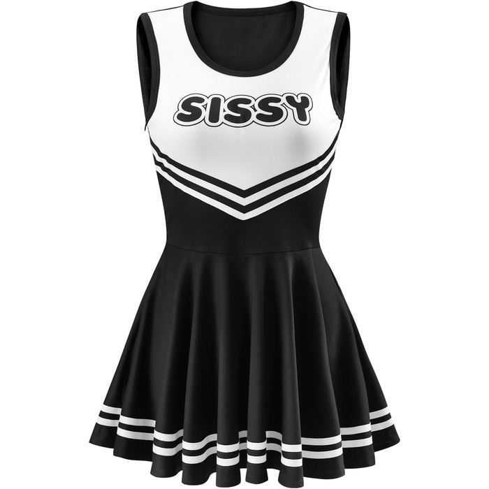 Чорний боді-міні з безрукавною конструкцією LittleForBig, XXL, для дорослих