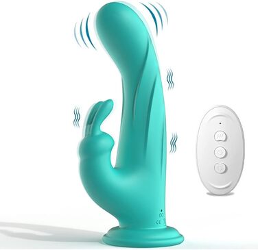 Вібратор для жінок NAIXBTY Rabbit з 2 моторами - для стимуляції G-точки, силікон, водонепроникний