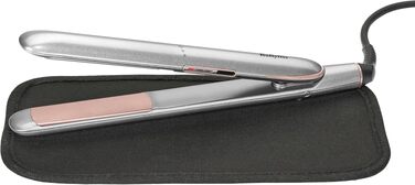 Випрямляч для волосся BaByliss Cosmos ST260E з керамічним покриттям, 3 режими температури (180–235°C), сріблястий/темно-сірий