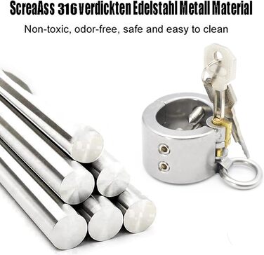 Металевий ходовий розтягувач з 4 шипами та замками. Набір для чоловіків. Сріблястий колір. Інтимні іграшки для дорослих.