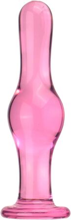 Скляний анальний плагін Hrekssi Glas - великий кристал з різьбленням, 13.8 см, набір 3 шт. для масажу простати та стимуляції, анальні іграшки для жінок та чоловіків