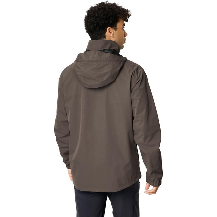 Чоловіча вітро- та водонепроникна куртка VAUDE Escape Light Jacket, дихаюча легка куртка для дощу (XXL, deer brown)
