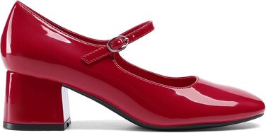 Жіночі туфлі-човники DREAM PAIRS з закритим носком, червоні, розмір 40 EU
