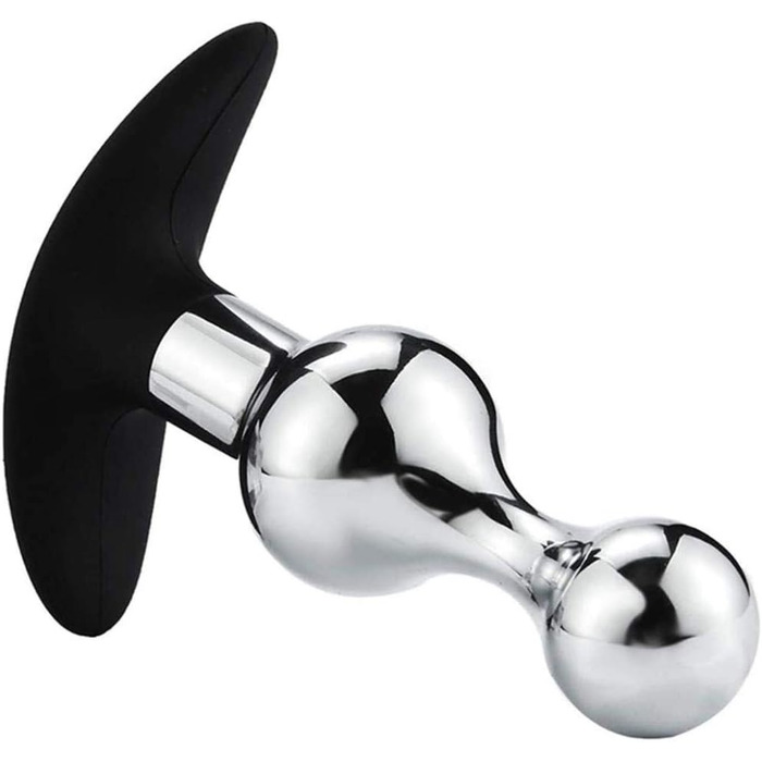 Анальний дildo з нержавіючої сталі для дорослих. Іграшки для БДСМ, анальний секс. Підходить для жінок та чоловіків.