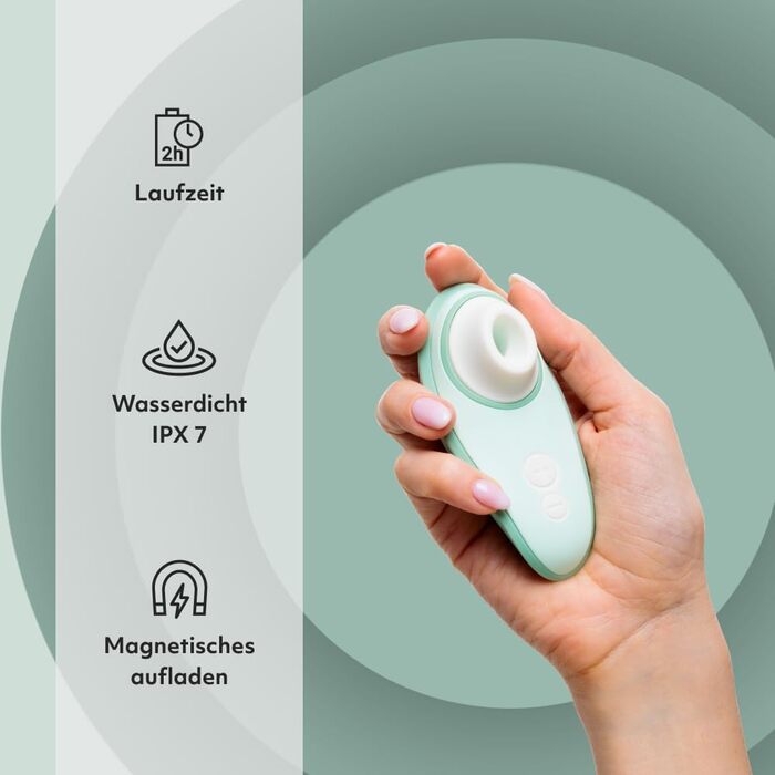 Womanizer Liberty 2 – Стимулятор клітора з 8 рівнями інтенсивності, водонепроникний, перезаряджуваний, для жінок та пар, колір шавлії