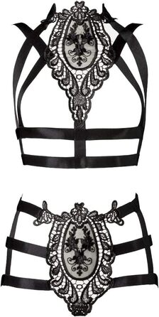 Чорне 2-кільцеве сідло з велюру, розмір M-L