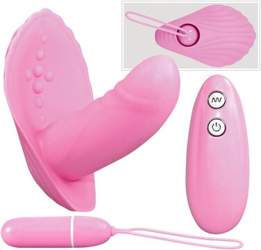 Вібратор PAGEN® Lustmuschel для жінок - 7 швидкостей, регульований, з батарейками, рожевий