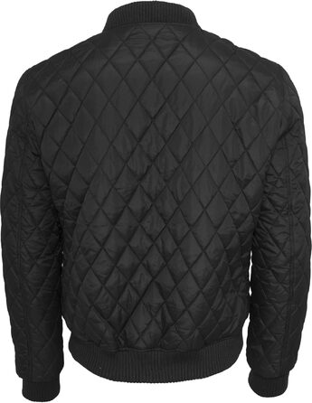 Чоловіча стібана куртка Urban Classics Diamond Quilt Jacket, великий розмір 4XL, чорна