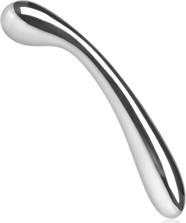 Анальний вібратор Roluck з подвійним наконечником з металу для чоловіків та жінок