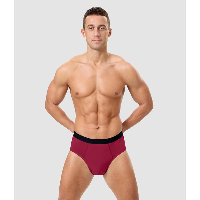 Труси для чоловіків BEENIUBEE від нетримання, 3 шт., бавовна, вбудований всмоктуючий шар, 150 мл, багаторазові, для чоловіків (2XL, багато кольорів)