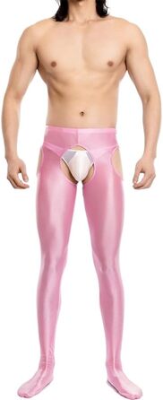 Шорти-лосини чоловічі YUDATPG, спортивні, висока талія, зелені (S, рожевий)