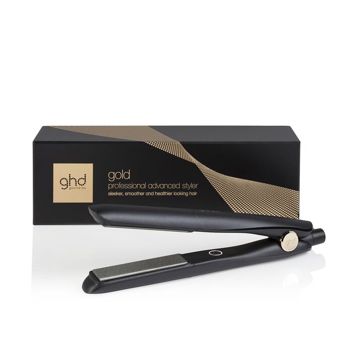 Випрямляч для волосся ghd gold Glätteisen: багатофункціональний стайлер для гладкого та шовковистого ефекту Anti-Frizz, чорний