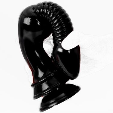 Анальний дildo Jixaxe 30 см з силікону - розширювач ануса, іграшка для стимуляції G-точки, чорний