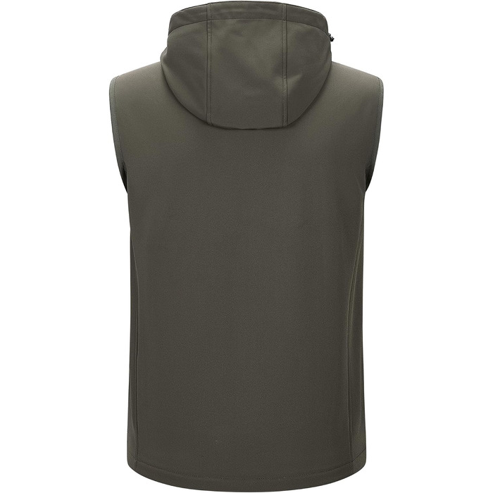Чоловічий жилет Softshell 33,000ft водонепроникний легкий outdoor для роботи та активного відпочинку, оливковий