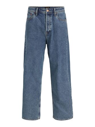 Чоловічі джинси Jack & Jones JJIALEX Baggy Fit синього кольору, денім