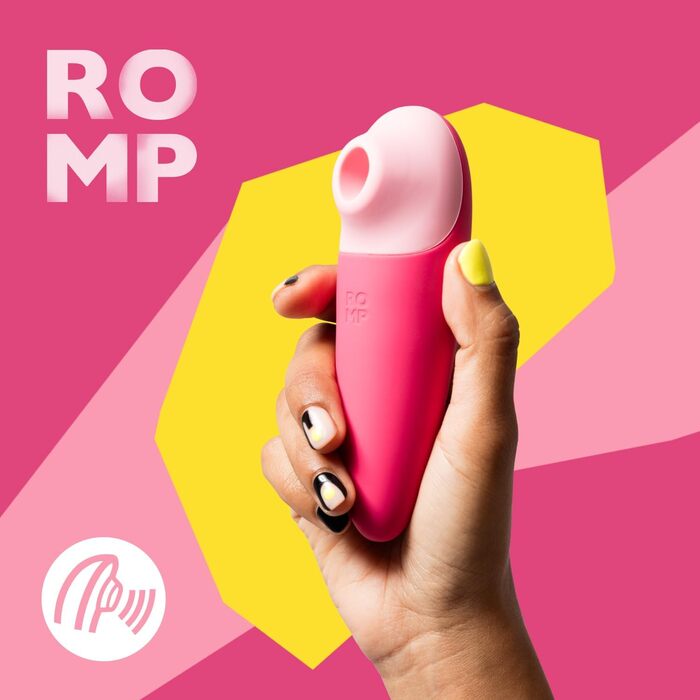 Romp Shine X - вібраційний масажер для клітора з 10 рівнями інтенсивності, водонепроникний, рожевий