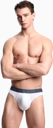 Чоловічі труси-сліп Eporio Arani з логотипом (S, Білий)