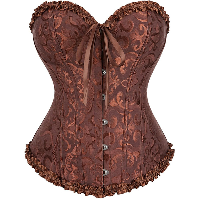 Топ-корсет з мереживом UXSELKCD Multicolor - сексуальний, з підтримкою грудей, підтягує та формує фігуру (XXL)