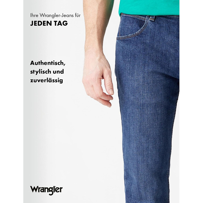 Чоловічі джинси Wrangler Regular Fit Regular - середня посадка, темно-сірі (Dark Stone), W36 L36