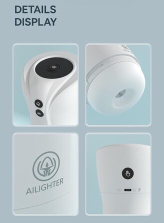 Масажер для чоловіків з 10 вібраціями, 4 режими всмоктування та функцією нагріву. 3D силікон, стимулятор пеніса, білий