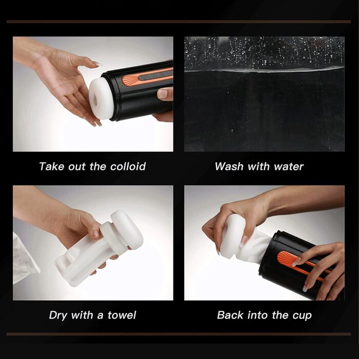 Електричний мастурбатор YcsLust з 10 вібраціями та 3 режимами насосу - для чоловіків