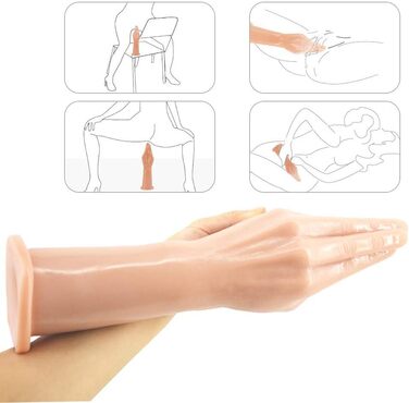 Анальний тренажер Roluck з реалістичним дизайном, 30 см, для жінок, лесбійок та чоловіків