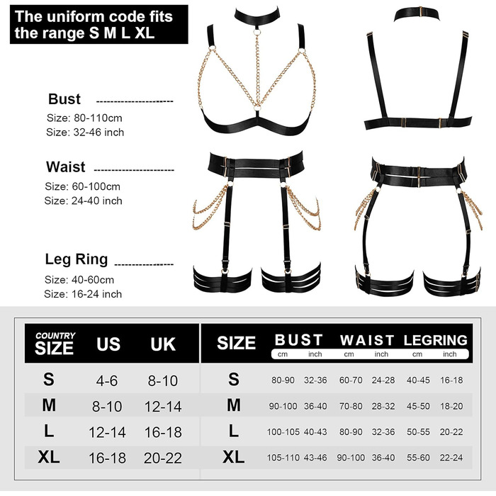 Комплект корсет, бра, стрінги з ремінцями, чорний. Бра-комбінезон, готичний стиль, для танців та Хелловіну