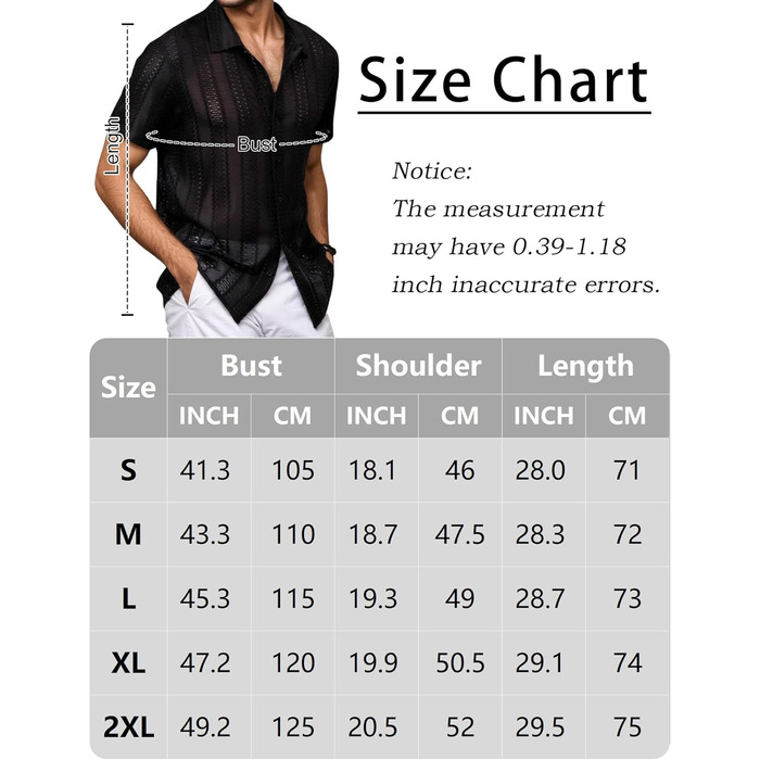 Чоловіча сорочка поло з мереживом AIEOE, колір чорний, розмір XL