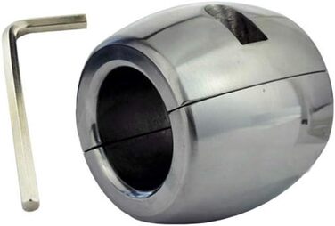 Сталевий кільцевий розтягувач для пеніса Jinqian, 30/40/60 мм, для збільшення, з підвіскою, S/M/L