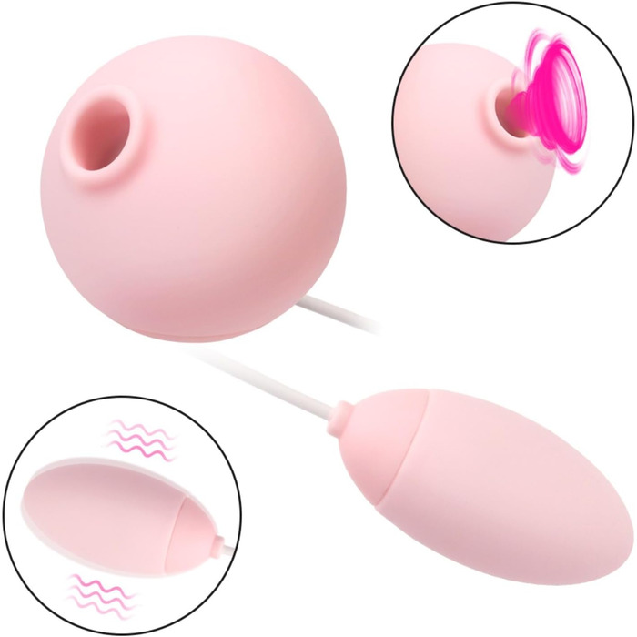 Вібруюче яйце для дорослих: міні-іграшка для жінок, вібруючий масажер G-точки, 10 режимів, силіконовий вібратор, секс-машина
