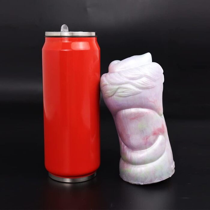 Масажер для чоловіків з силікону у вигляді тварини з вагіною, реалістичний, великий, 545,5 г