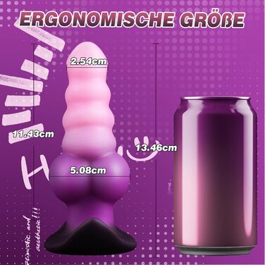 Анальний плагін з вузлом Alien, силікон, для жінок та чоловіків, XXL, анальні іграшки