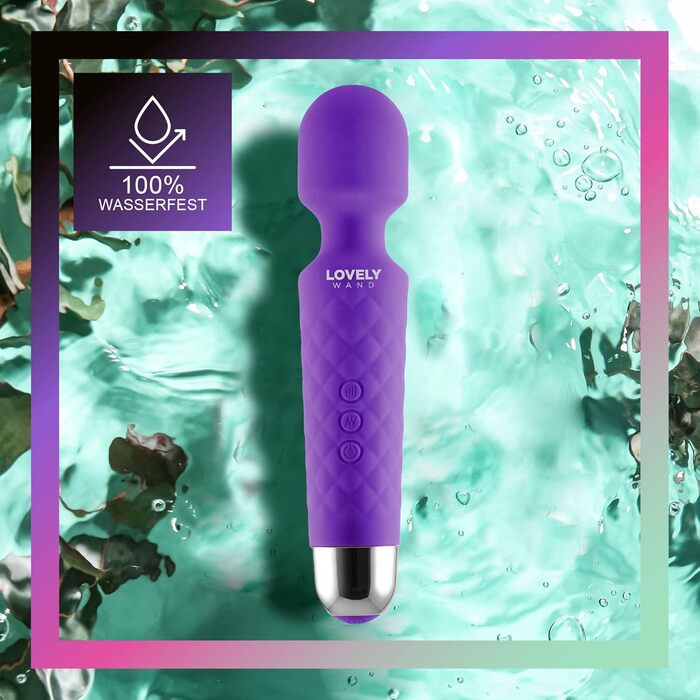 Вібратор для жінок Lovely Wand Violett - 20 режимів, акумулятор, водонепроникний