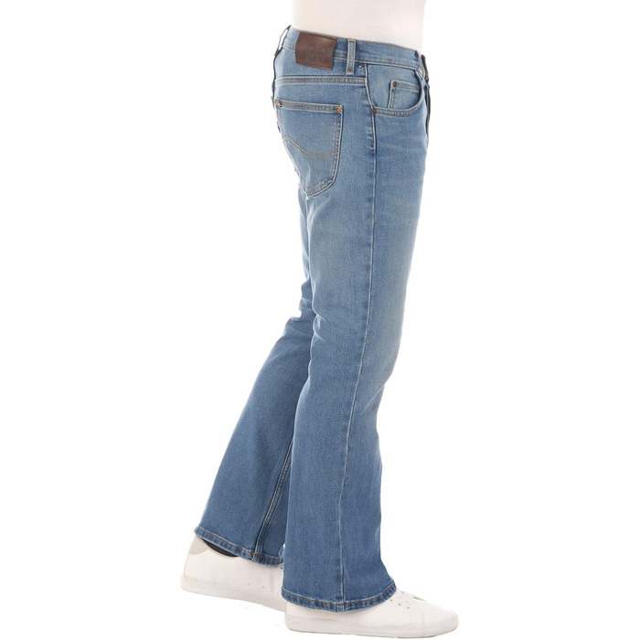 Чоловічі джинси Lee Denver Stretch Bootcut синього кольору Blue Used Fever, розмір 40W / 34L