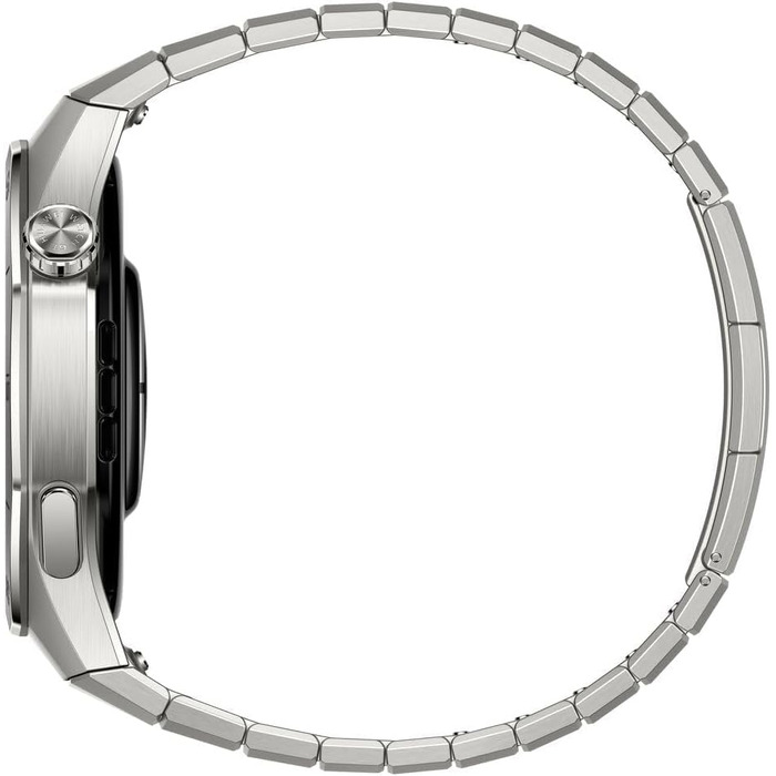 Смарт-годинник Huawei Watch GT 5 Pro 46mm Titanium: титановий корпус, ЕКГ, GPS, моніторинг здоров'я та спорту, Bluetooth-дзвінки, до 14 днів автономності, для iOS та Android