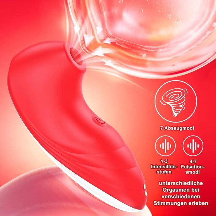 Вібратор жіночий силіконовий Claret з 7 режимами вібрації, безшумний та потужний для стимуляції
