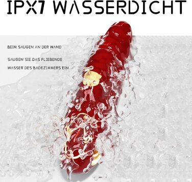 Вібратор для жінок з 10 функцій вібрації, сильний присосок, нагрівається до 42°C, стимулятор G-точки, для пар