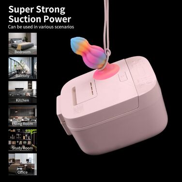 Яскравий світлодіодний анальний секс-іграшка HXLXW з сильним присоском, силікон, для дорослих, G-spot, простата, чоловіки, жінки, пари (L)