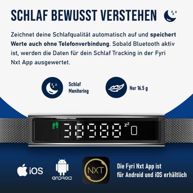 Смарт-годинник Fontastic Smartband Luxis у ювелірному стилі, LED-дисплей, моніторинг пульсу, SpO2 та стресу, трекер сну та крокомір, Bluetooth 5.3, водозахист 1ATM, металевий та силіконовий ремінці (Сірий)