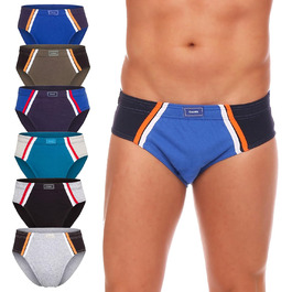 Спортивні труси чоловічі без шва, 6 шт. з 100% бавовни, розміри M-7XL, різні кольори