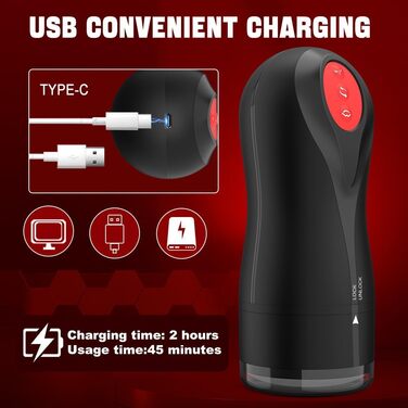 Електричний мастурбатор-чаша YcsLust з 10 вібраційними та 5 режимами всмоктування, водонепроникний, портативний