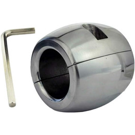 Сталевий кільцевий розтягувач для пеніса Jinqian, 30/40/60 мм, для збільшення, з підвіскою, S/M/L