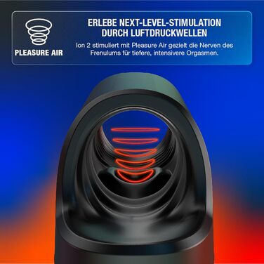 Arcwave Ion 2 - Масажер для чоловіків, повітряний стимулятор | Зручний, водонепроникний | Arcwave
